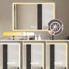 PAGED 24" x 48" Bathroom Mirror with Light, Rectangle Dimmable Vanity Mirror for Bathroom, Living Room Wall Decor, Anti-Fog, Horizontal - 4 of 4