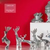 Nambé Red-Nosed Reindeer Holiday Sculpture – Christmas Tabletop Figurine by Alvaro Uribe, Polished Alloy Display, 9.5” Tall Collectible Decor - 3 of 4