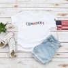 The Juniper Shop Distressed Freedom American Flag Toddler Short Sleeve Tee - 2 of 2