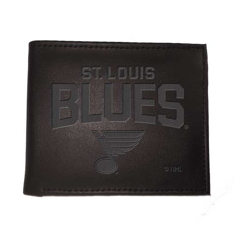 Evergreen NHL St. Louis Blues Black Leather Bifold Wallet Officially Licensed with Gift Box - image 1 of 1