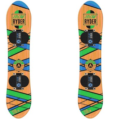 kwik tek airhead snow rider hardwood snowboard 110cm Sportsstuff Ryder, Snowboard, perfect for Beginners and Backyard Fun : Sports & Outdoors level snowboard into your backyard for a blast of excitement Airhead Snow Ryder 130cm Hardwood