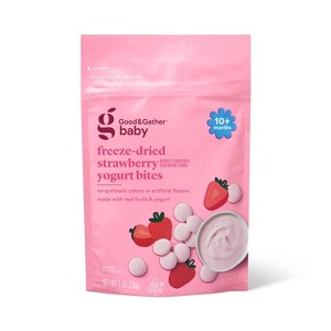 Berry Pink Yogurt Baby Bites - Strawberry - 1oz - Good & Gather™ - 1 of 4