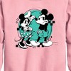 Boys' - Disney - Mickey And Minnie Mouse Graphic Long Sleeve Fleece Sweatshirt - 2 of 3