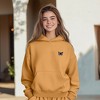 Dalix Butterfly Embroidery Midweight Fleece Sweatsuit Set Hoodie Jogger Soft Fleece Relaxed Fit Lounge Womens - 4 of 4