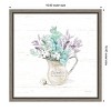 Amanti Art Farmhouse Cotton II Bouquet in Vase by Beth Grove Canvas Wall Art Print Framed 16 x 16-in. - image 4 of 4