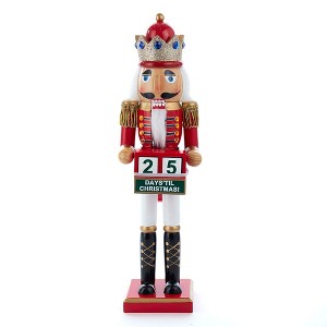 Kurt Adler 15-Inch Red King Nutcracker with Calendar - 1 of 4