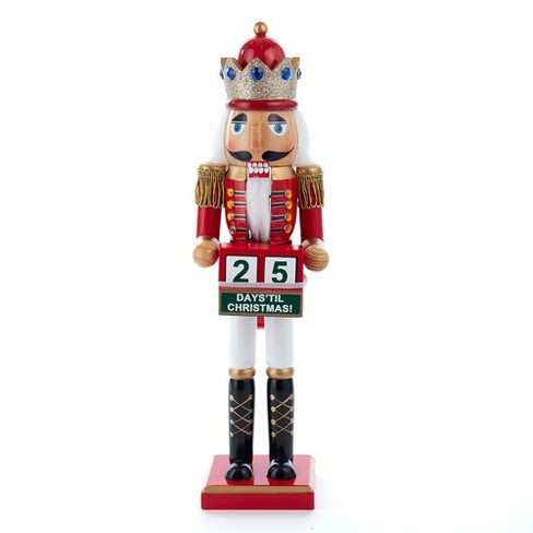Kurt Adler 15-inch Red King Nutcracker With Calendar : Target