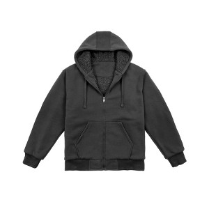 Victory Outfitters Men's Heavyweight Faux Shearling Lined Fleece Hoodie - 1 of 3
