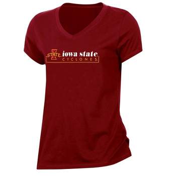 NCAA Iowa State Cyclones Women's Core V-Neck T-Shirt