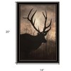 HomeRoots Elk Sunrise Black Framed Print Wall Art - 3 of 4