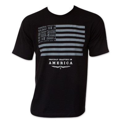 Adult Jack Daniels American Flag T-Shirt