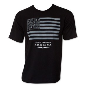 Adult Jack Daniels American Flag T-Shirt - 1 of 3