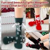 BABYYER Christmas Socks Holding Hands, 4 Pcs Magnetic Funny Long Sock, Breathable and Comfortable Xmas Holiday Gifts for Mens Womens - 4 of 4