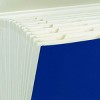 Smead Portable Expanding File Box, 19 Pockets, Alphabetic (A-Z) and Subject Labels, Legal Size, Blue (70806) - 2 of 4