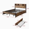 Queen Bed Frame with Storage Headboard and 4 Drawers - 4 of 4