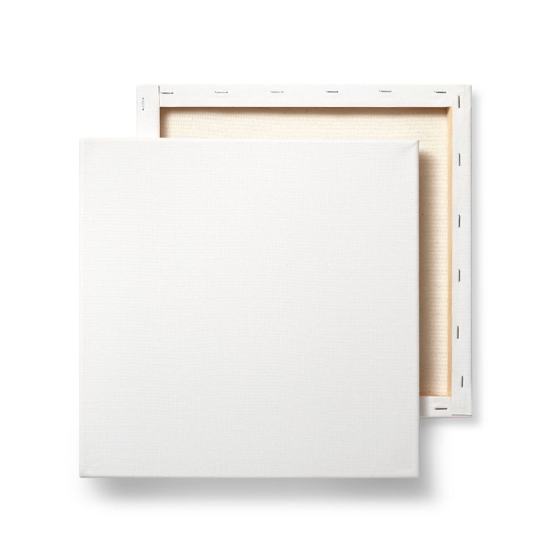 2pk 12&#34;x12&#34; Stretched Canvas White - Mondo Llama&#8482;, 3 of 5