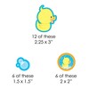 Big Dot of Happiness Ducky Duck - DIY Shaped Baby Shower or Birthday Party Cut-Outs - 24 Count - 2 of 4