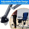 Musment Camping Chairs Clearance for Adults, Portable Folding Lawn Chairs for Outdoor, Dark Blue - 4 of 4