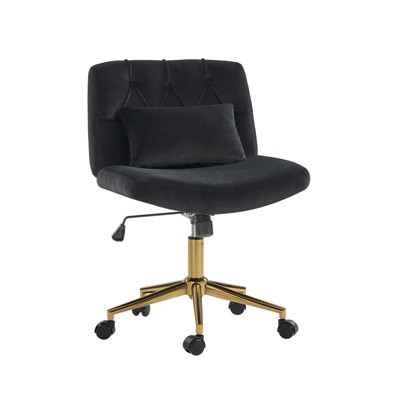 Nigel Modern Flannel Office Chair with Tilt and Adjustable Height Mecha|HULALA HOME