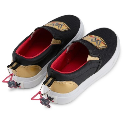 Мужские кроссовки WWE Boys Championship Belt Sneakers - John Cena, Roman Reigns, Seth Rollins World Wrestling Champion Belt Slip On Shoes (Black, 4) — фото 5