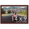 PosterPalooza | Photo Size Classic Modern Brown Frame - UV Acrylic, Foam Board Backing, Hanging Hardware - 3 of 4