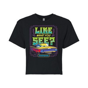 Women's - Disney - Ramone Like What You See Cropped Graphic T-Shirt - 1 of 4