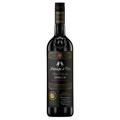 ik ga akkoord met Proberen Piepen Ménage à Trois Sweet Collection Dolce Red Blend Wine - 750ml Bottle : Target