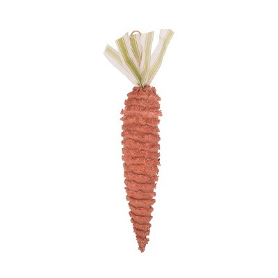 Gallerie II Chenille Carrot Spring Easter Ornament Decoration