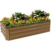 Sunnydaze Raised Corrugated Galvanized Steel Rectangle Garden Bed for Plants, Vegetables, and Flowers - 48" L x 11.75" H - 4 of 4