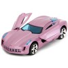 2009 Chevrolet Corvette Stingray Concept Pink Metallic w/Blue Tinted Windows "Pink Slips" Series 1/32 Diecast Model Car by Jada - 2 of 4