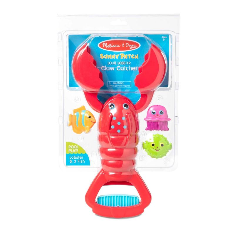 Melissa &#38; Doug Sunny Patch Louie Lobster Claw Catcher - Grab-and-Squeeze Pool Toy, 4 of 11