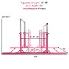 Costway Horizontal Train Bar W/ 4'x8'x2'' Gymnastics Mat Folding Panel Fitness Exercise Blue\Pink\Purple - 4 of 4