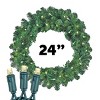 Novelty Lights LED Pre-Lit Artificial Christmas Wreath, Colorado Pine Greenery, Christmas Decoration - 2 of 4