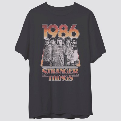 Women's 1987 Stranger Things Short Sleeve Graphic T-Shirt - Black