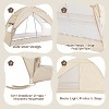 Bed Tent for Kids and Adults – 2-in-1 Privacy Canopy with Blackout and Mesh, Mosquito Net Sleep Tent for Indoor Use - 4 of 4