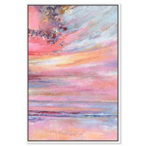 Art Remedy Pink Imagination Colorful Abstract Wall Art Framed - 1 of 4