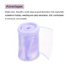 Unique Bargains Gift Wrapping Wide Sheer Wired Pastel Shimmer Iridescent Chiffon Ribbons 1 Pc - 3 of 4