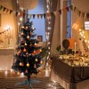 4CM Christmas Ball Ornament Set with 34 Pcs for Holiday Wedding Christmas Decor - 4 of 4