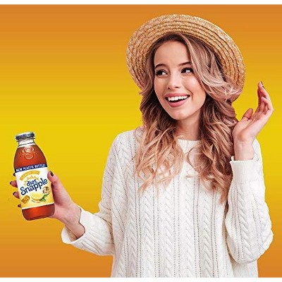 Diet Snapple - Diet Lemon Tea - 16 Oz (9 Plastic Bottles)