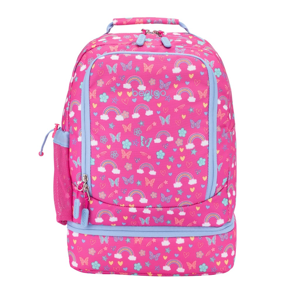 Photos - Travel Accessory Bentgo Kids' 2-in-1 17" Backpack & Insulated Lunch Bag - Rainbow