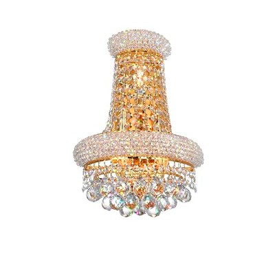 CWI Lighting Empire 3 Light Wall Sconce With Gold Finish