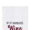 C&F Home "If It Involves Flip Flops Count Me In" Cotton Flour Sack Kitchen Dishtowel - 2 of 3