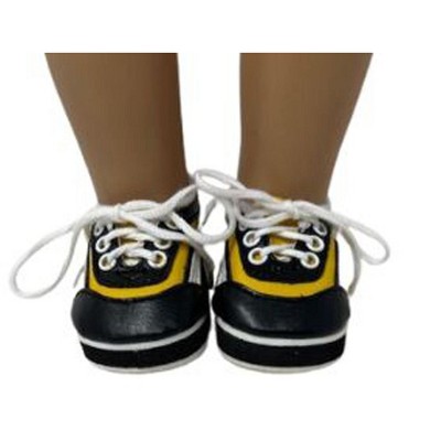 Doll Clothes Superstore Black Athletic Shoes Fits 18 Inch Girl Dolls Like American Girl Our Generation My Life Dolls