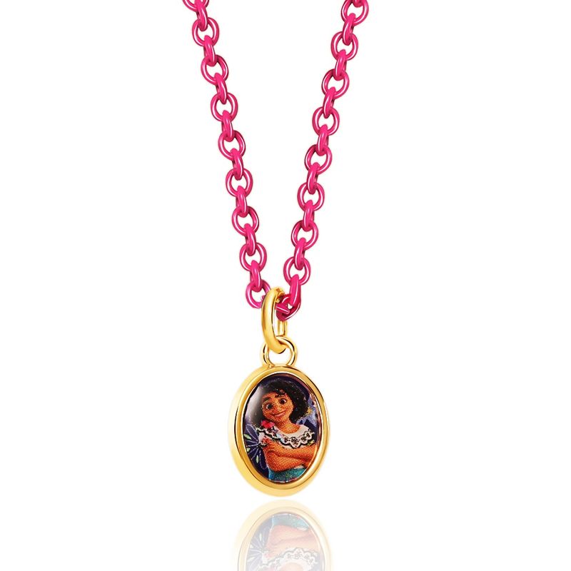Disney Encanto Girls Butterfly and Mirabel Layered Set Pendant Necklaces Necklace, 4 of 7
