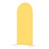 3-Piece Set Polyester + Spandex Wedding Arch Fabric Set 6Ft + 6.6Ft + 7.2Ft Background Frame Zipper Fabric Set - 2 of 4