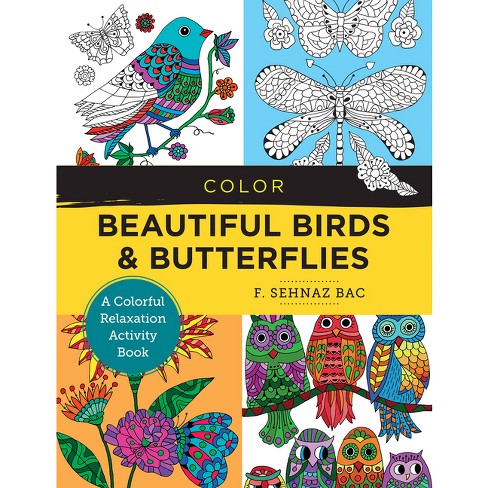 Millie Marotta's Beautiful Birds And Treetop Treasures: Mini Edition -  (millie Marotta Adult Coloring Book) (paperback) : Target