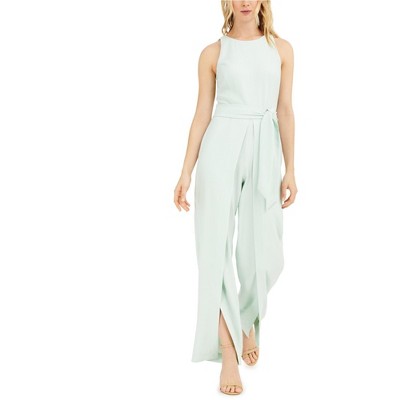 I.N.C International Concepts Womens Walk Through Jumpsuit, Green, 2