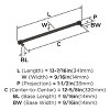 Amerock Farewind Pull for Cabinets, Drawers, and Furniture - 3 of 4