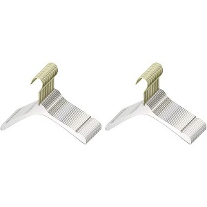 YBM Home Quality Acrylic Clear Baby Size Clothes Hangers, Pack of 32 - 1 of 3