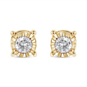Silver 1/5 Cttw Round Near Colorless Diamond Miracle-Set Stud Earrings - 1 of 4